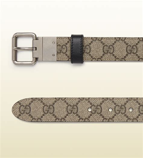 black gucci supreme belt|Gucci reversible belt black brown.